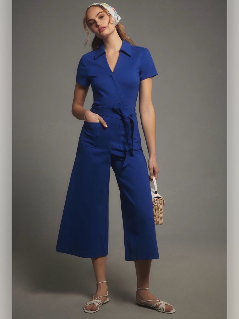 The Colette Wrap Jumpsuit by Maeve - Picture 8 of 11